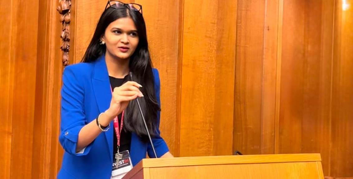 मुंबईतील इक्षु शिंदे यांचा ‘ग्लोबल फ्यूचर स्कॉलर आणि डिप्लोमॅट’ने सन्मान…