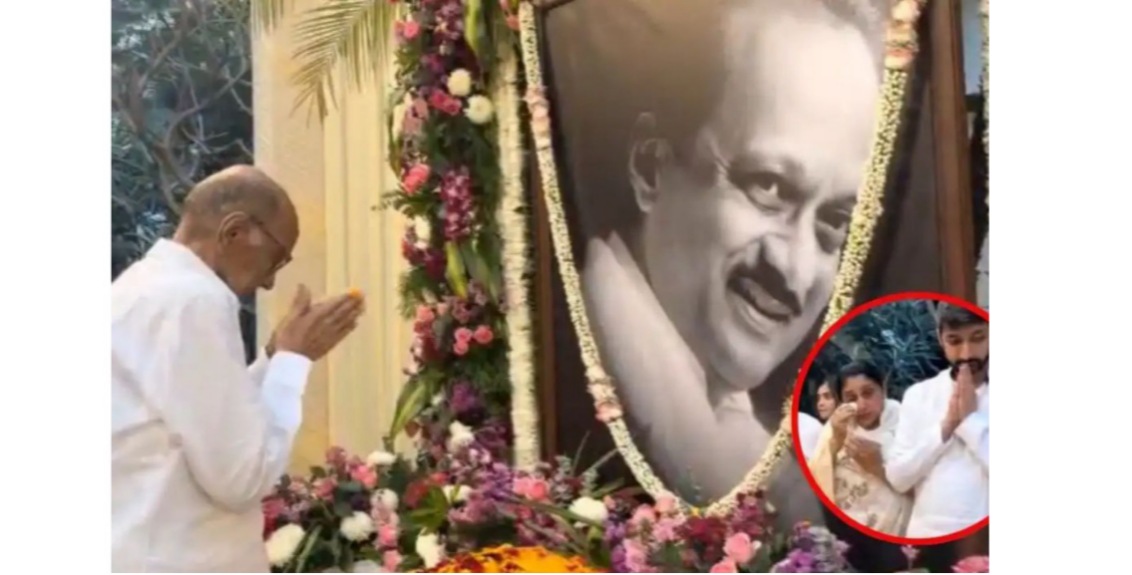 साहेबांनी दादांना हात जोडले, सुनेत्रा पवार हुंदक्यांनी दाटल्या; पवार कुटुंबातील हळवा क्षण