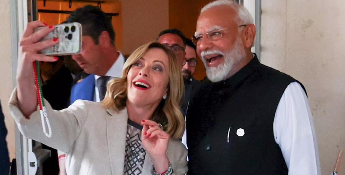 narendra modi Giorgia Meloni